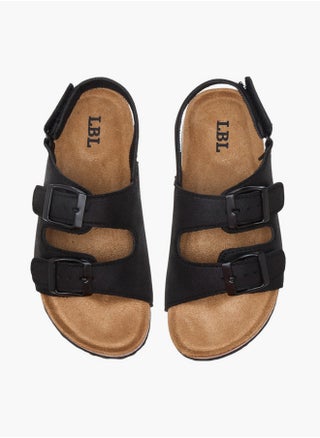 Buckle Accent Strap Sandals with Hook and Loop Closure - pzsku/Z20D94898DFBD758AE848Z/45/1745248919/e9639761-24dd-4705-bb61-439390e35daf
