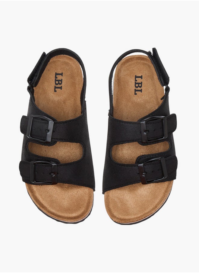 LBL by Shoexpress - Buckle Accent Strap Sandals with Hook and Loop Closure - Image 1