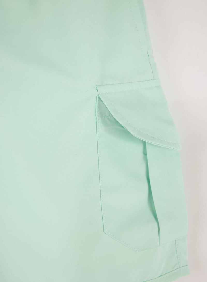 trendyol Mint Cargo Pocket Pack Standard Size Swimwear Swim Shorts Tmnss22Ds0028 - Image 2