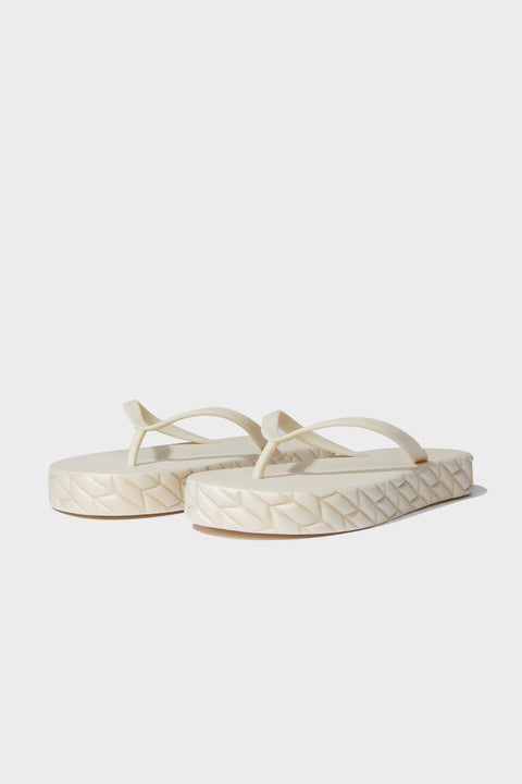 Beige Woman Woman Flat Sole Eva Slippers Casual
