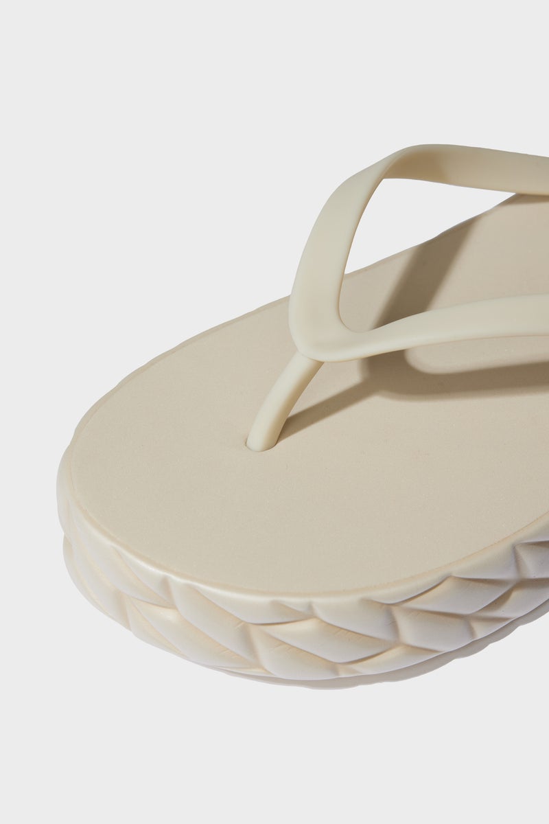 DeFacto Beige Woman Woman Flat Sole Eva Slippers Casual - Image 5