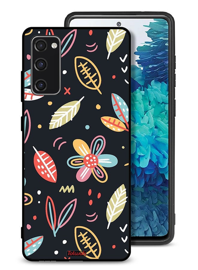 Tolwak Samsung Galaxy S20 FE Protective Case Cover Flowers And Leaves Abstract Art - Image 1