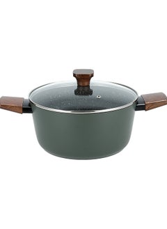 ALBERTO FORGED ALUMINUM COOKWARE SET Green  COLOR 7 PCS  - Image 3