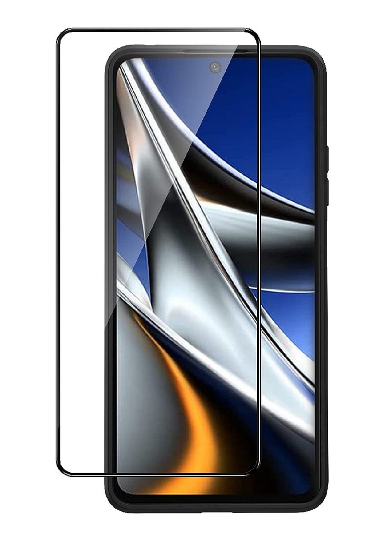 Super Tempered Glass Screen Protector 5D Designed For Xiaomi Poco X4 Pro Full Glue Edge to Edge Full Screen Coverage And Bubble Free - Image 1