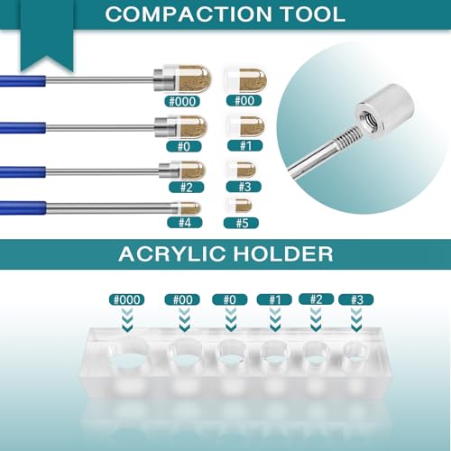 LELELUK 16-Piece Filling Tool Kit with Lab Scoops, Lab Spoon & Micro Funnels - Complete Set with Instruction for Home & Lab Material Handling #000 00 0 1 2 3 4 5 - Image 5