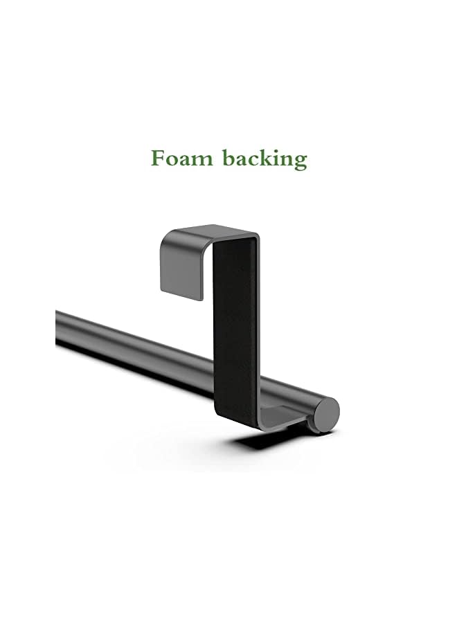 راكسوم حامل المناشف، رف المناشف فوق الباب، منشفة فوق الخزانة، حامل مناشف الأطباق لخزانة المطبخ، ملحقات تخزين المناشف والملابس المعلقة - Image 2