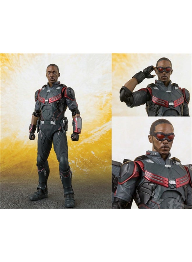 أفينجيرز المنتقمون إنفينيتي الحرب الصقر المنقولة دمية نموذج الديكور سطح المكتب الديكور لعبة هدية للعائلة والأصدقاء - Image 4