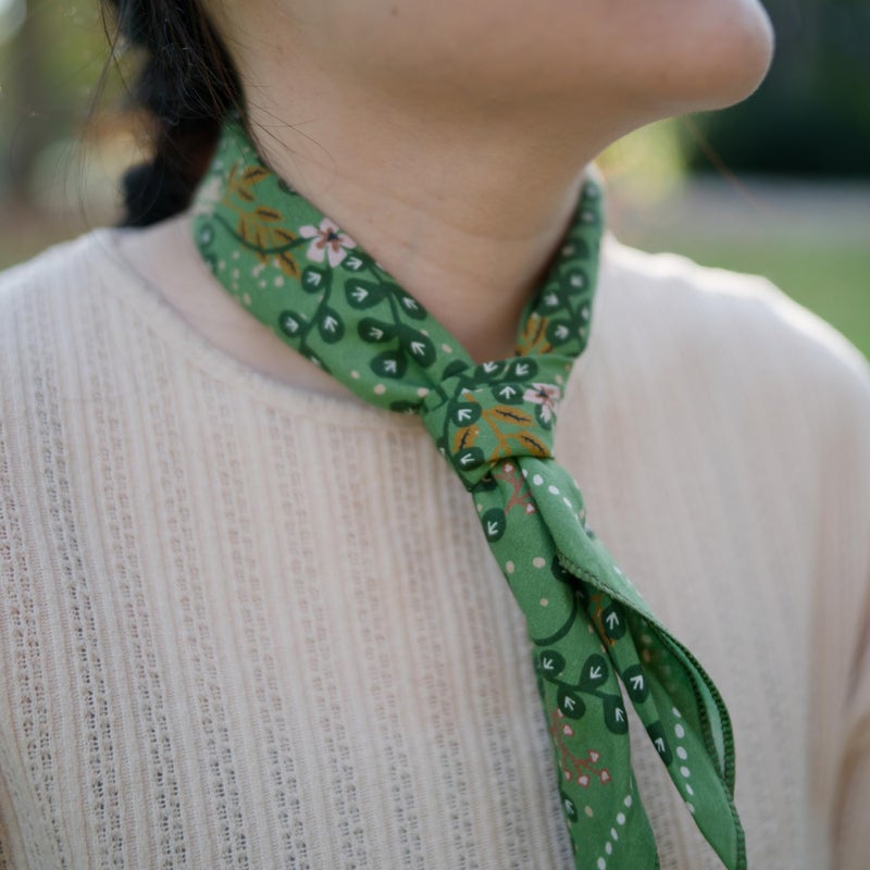 WHTE MOSS Bandana â€“ 100% Cotton Extra Soft Scarf Handkerchief for Men & Women (Rabbit Green) - Image 5
