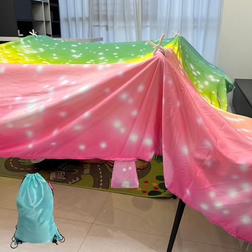 lukidoki Magic Fort Building Kit for Kids Large Lightweight Blanket Fort Making Kit Clips with CPC Certification Portable Playhouse Play Tent Fort IndoorOutdoor GirlsBoys Toys Ages 45 6 7 812 - Image 1