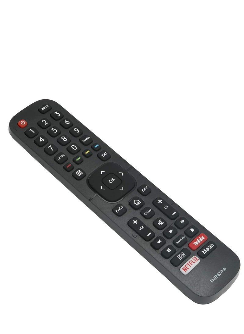 JAJEEK Remote Control EN2BB27H B Replacement for Hisense TV – Compatible with H32A5600, H39AE5500, H32A5600UK, H43A5600, H65A6100, H43AE6030, H50A6100 & More, Quick Access to Media, YouTube & Netflix - Image 3