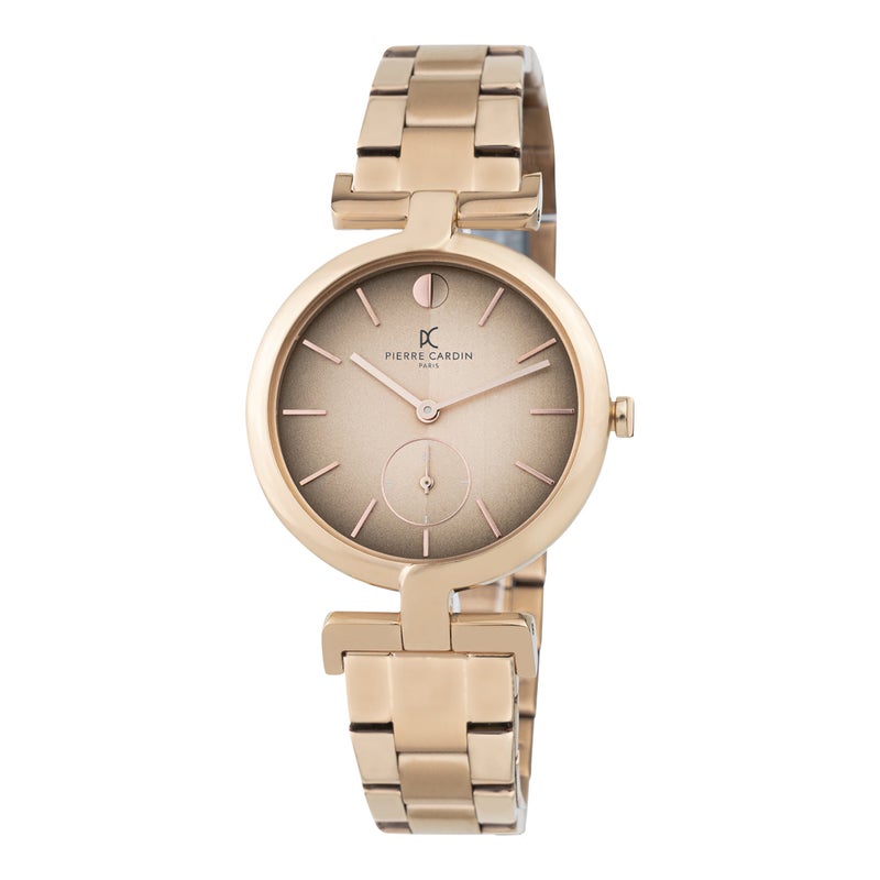 PIERRE CARDIN Women's Watch with Rose Gold Stainless Steel Case and Rose Gold Stainless Steel Band - Image 1