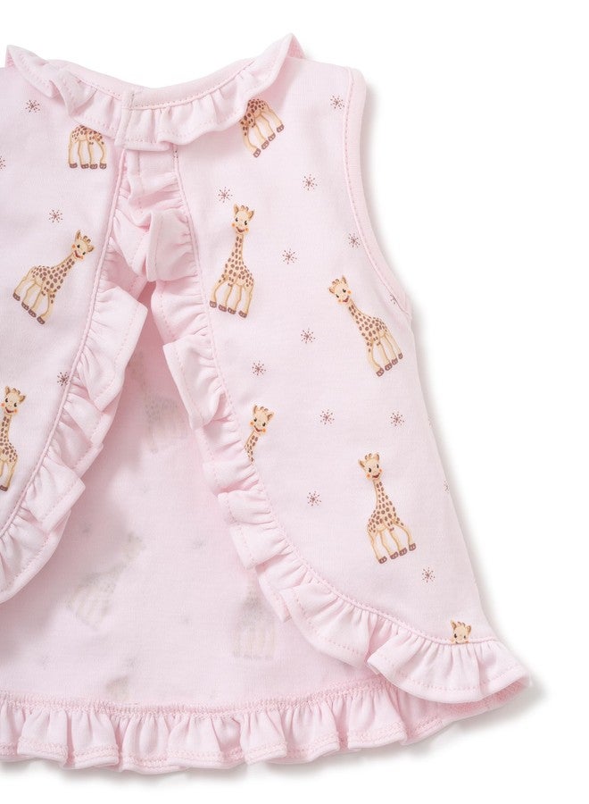 Kissy Kissy Baby Girls Sophie La Girafe Print Sunsuit, Pink, 18-24 Months - Image 3