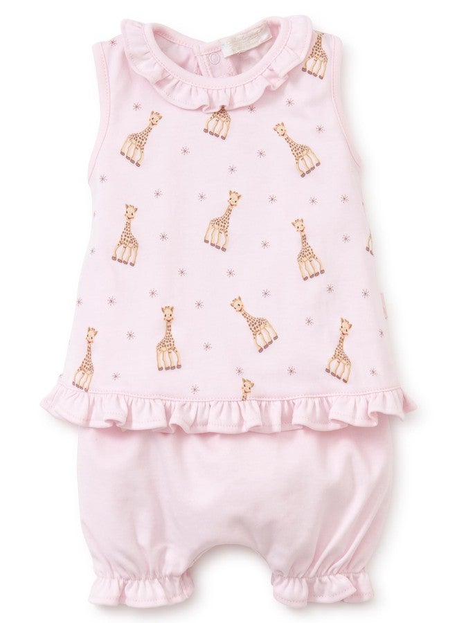 Kissy Kissy Baby Girls Sophie La Girafe Print Sunsuit, Pink, 18-24 Months - Image 2