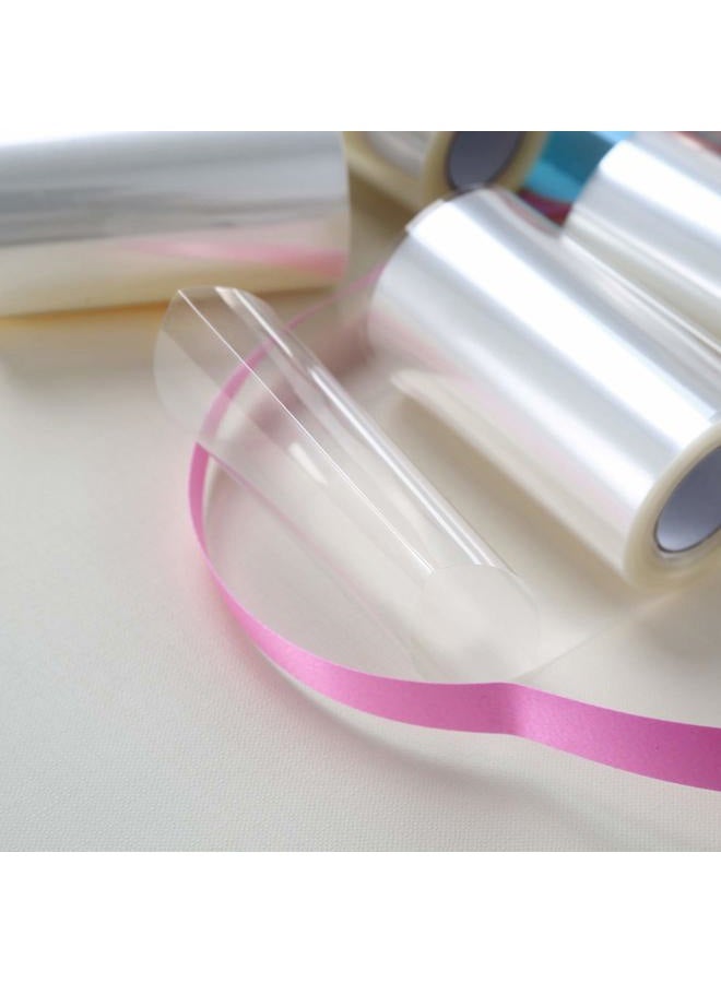 Goowin 4Pck Cake Collar 3.1 x 394 inch Acetate Sheets Clear Acetate Roll and Transparent Mousse Cake Rolls for Chocolate Mousse Baking Cake Decorating and Keeping Cake Shape - Image 3