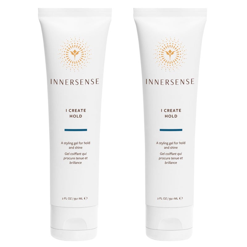 INNERSENSE Organic Beauty - Natural I Create Hold Styling Gel | Strong Hold, Structure, Shine | Non-Toxic, Cruelty-Free, Clean Haircare (2 Pack - 2 fl oz | 59.1 mL each) - Image 1