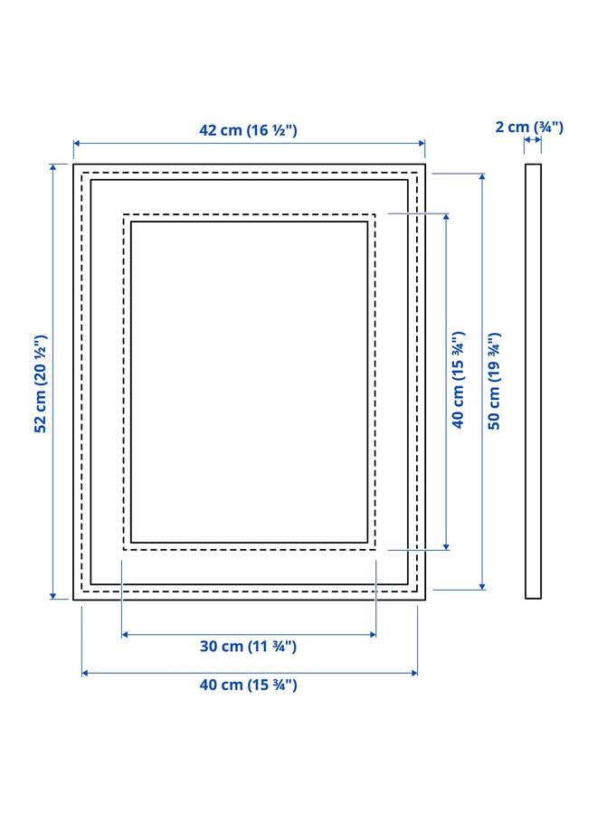زبون إطار، أسود، 40×50 سم - Image 5