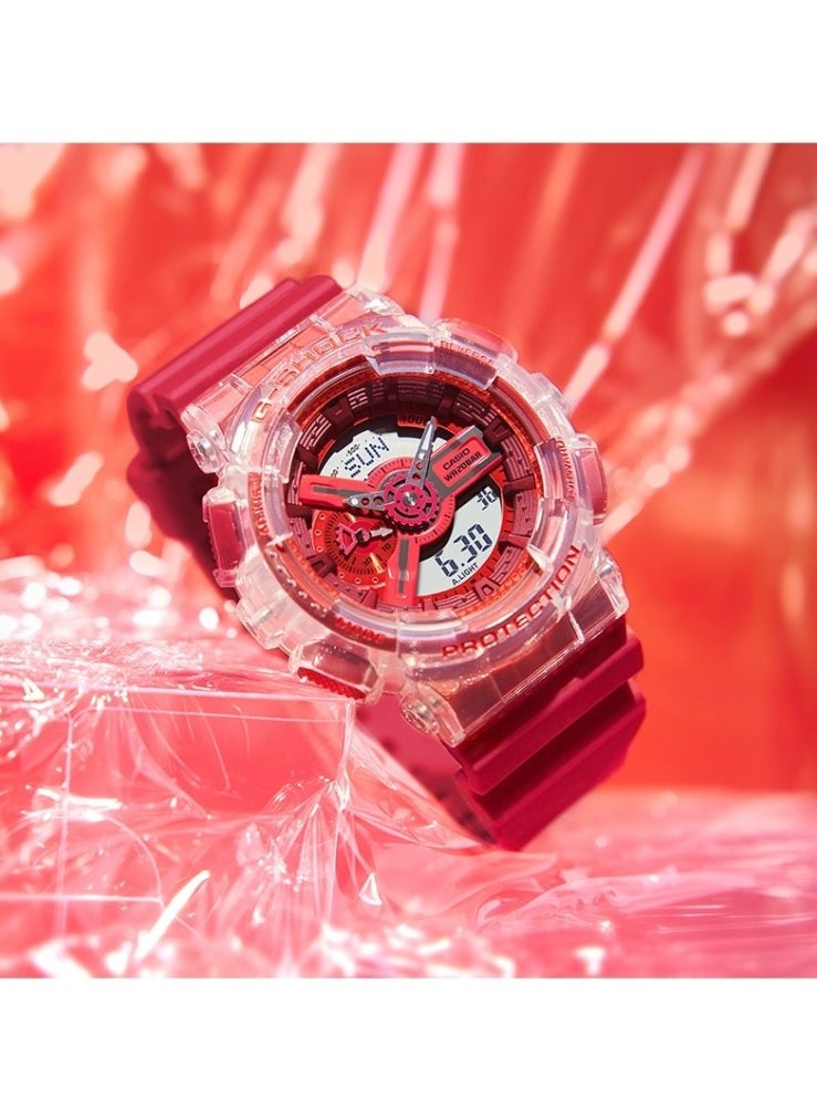 CASIO - CASIO Sports Waterproof and Shockproof Watch GA-110 Pink - Image 1