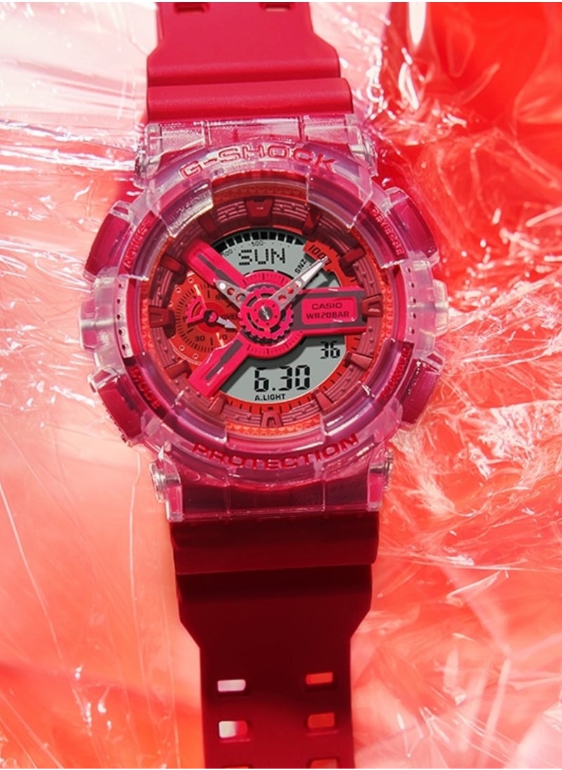 CASIO - CASIO Sports Waterproof and Shockproof Watch GA-110 Pink - Image 1