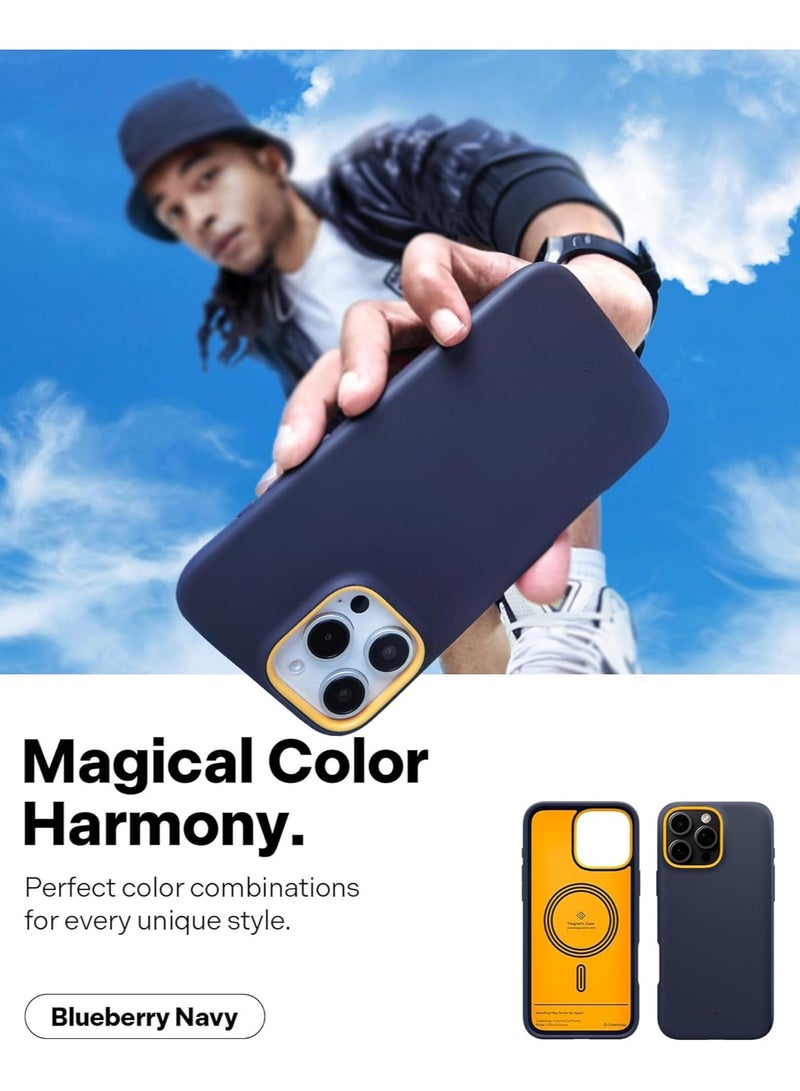 Caseology غطاء حماية نانو بوب ماج آيفون 16 برو ماكس ماغسيف بدرجة عسكرية - توت أزرق - Image 3