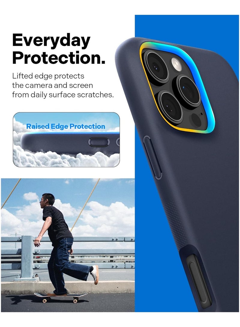 Caseology غطاء حماية نانو بوب ماج آيفون 16 برو ماكس ماغسيف بدرجة عسكرية - توت أزرق - Image 5