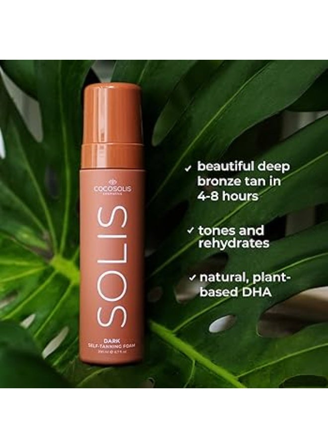 COCOSOLIS Solis Self-Tanning Foam Dark 200ml - Image 2