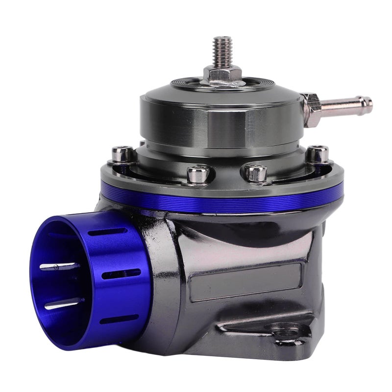 KIMISS Zestaw Wastegate, zestaw Wastegate recyrkulacji, zawór nadmiarowy ciśnienia Turbo BOV ID 40mm długość 65mm uniwersalna modyfikacja (niebieski) - Image 1