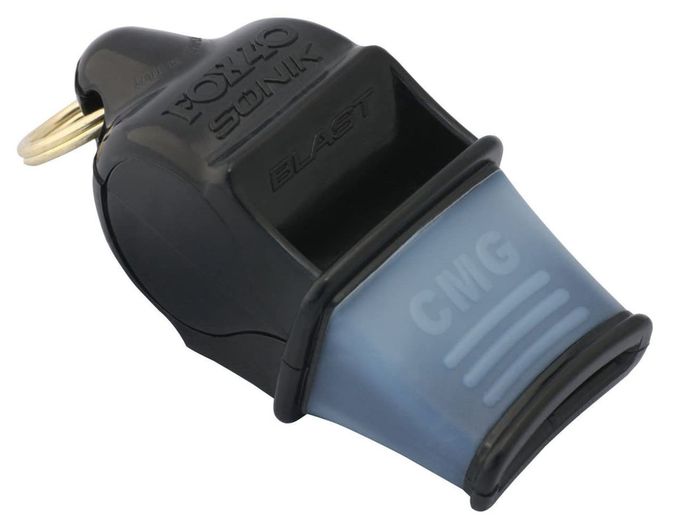 rayihni Sonik Blast CMG Whistle with Lanyard, Black - Image 5