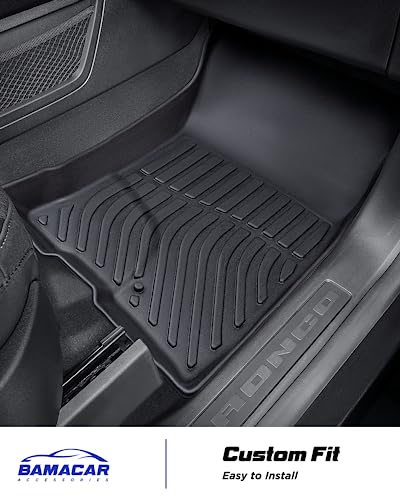 BAMACAR All Weather Floor Mats Cargo Liner for Ford Bronco Sport 2026 2025-2021,TPE Full Set Carpets Trunk Mat for Base Big Bend Badlands Accessories (ONLY for Sport),4pcs - Image 5