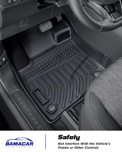 BAMACAR All Weather Floor Mats Cargo Liner for Ford Bronco Sport 2026 2025-2021,TPE Full Set Carpets Trunk Mat for Base Big Bend Badlands Accessories (ONLY for Sport),4pcs - Image 4