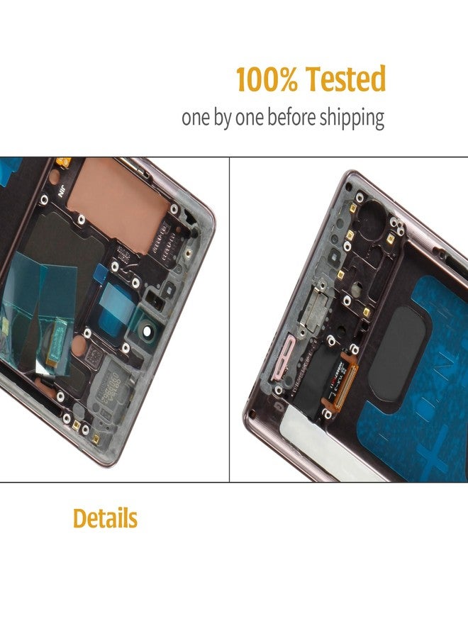Olivechard OLED Galaxy Note 20 N980 N981 6.7"+Mystic Gray Frame LCD Screen Replacement for Samsung Galaxy Note 20 4G/5G Display Touch Digitizer Assembly(Fingerprint Support) - Image 5
