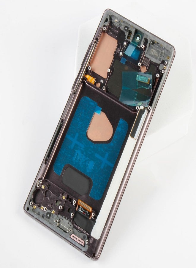 Olivechard OLED Galaxy Note 20 N980 N981 6.7"+Mystic Gray Frame LCD Screen Replacement for Samsung Galaxy Note 20 4G/5G Display Touch Digitizer Assembly(Fingerprint Support) - Image 3