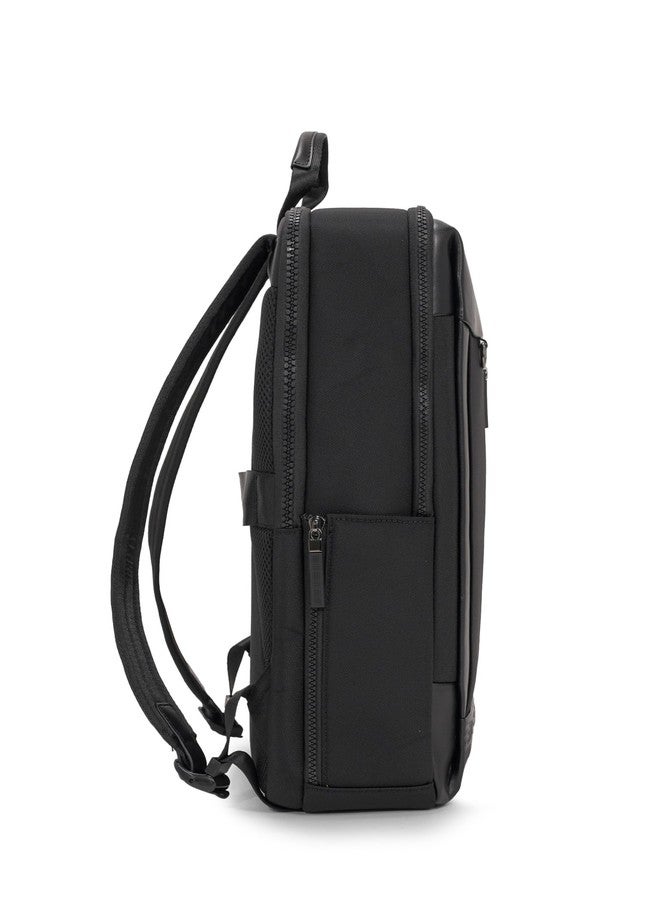 EUME Gravitas Backpack Bag For Men| 2 Large Compartment office Laptop Backpack | Fits Up to 15.6" Laptop |Microfiber | Travel Bag | Laptop Backpack For Men and Women | 17 litre | Graphite Black - Image 4
