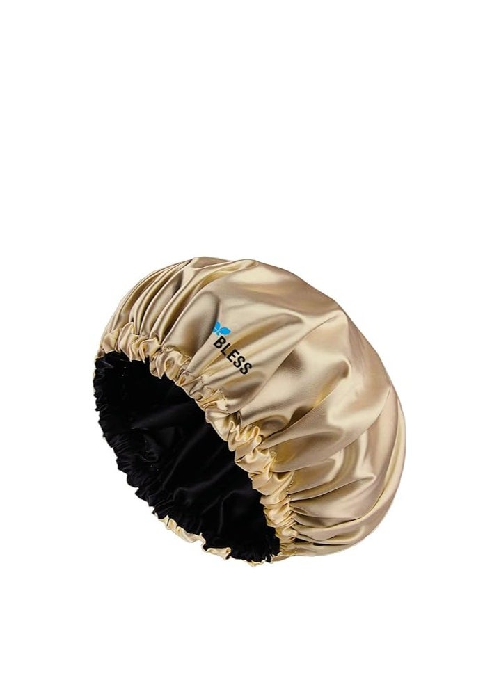 Bless Bless Satin Bonnet Gold  - Image 1