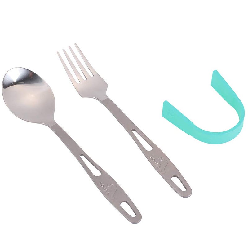 TOAKS SPOON AND FORK SET WITH CONNECTOR - Image 1