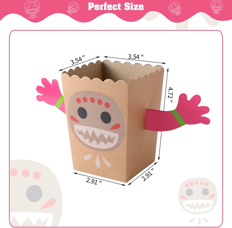 CORODER Hawaii Popcorn Box DIY Snack Popcorn Box Luau Party Supply Hawaiian Birthday Party Decoration Party Supply Hawaiian Party Decoration Party Favors(12PCS) - Image 5