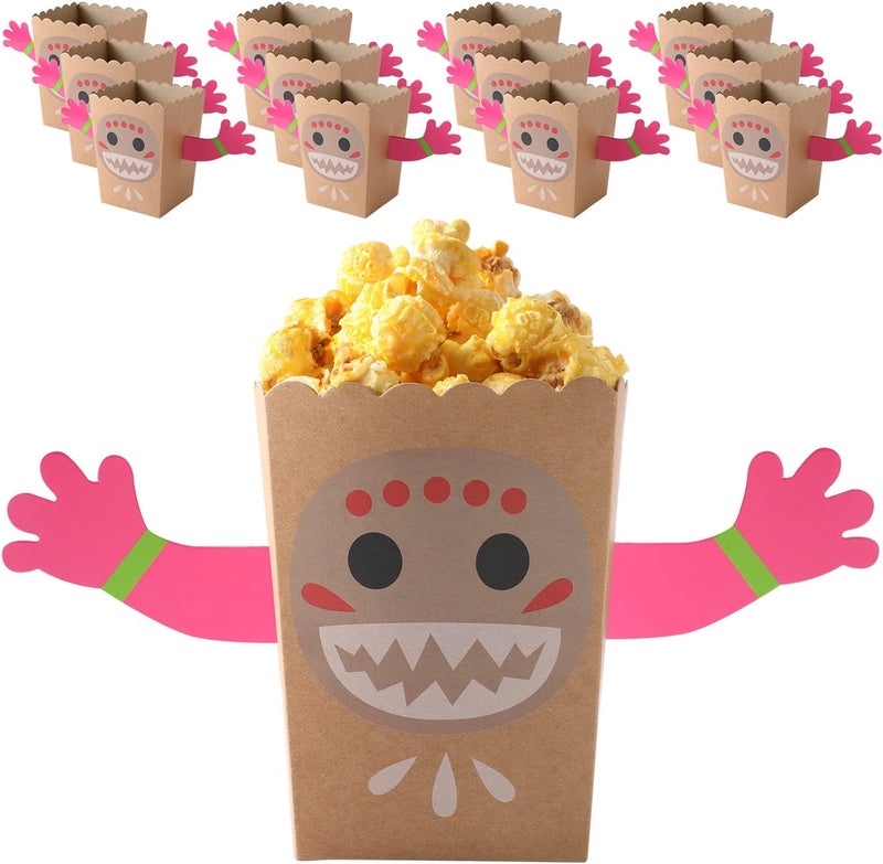 CORODER Hawaii Popcorn Box DIY Snack Popcorn Box Luau Party Supply Hawaiian Birthday Party Decoration Party Supply Hawaiian Party Decoration Party Favors(12PCS) - Image 1