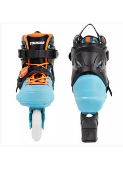 Adjustable roller skate shoes Cougar 319 Blue
