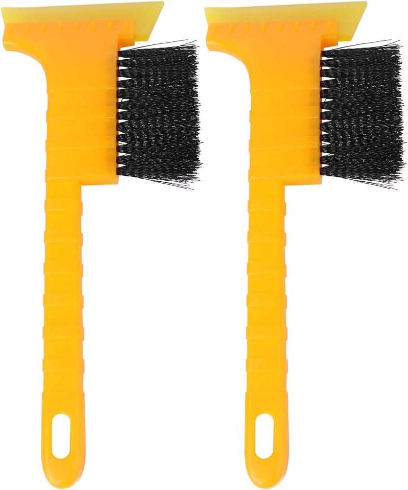 ABOOFAN 2 Pcs 2-in-1 Ice Scraper and Snow Brush Car Windshield Cleaning Kit Winter Snow Removal Tool for Vehicle Exterior Accessories - Image 1