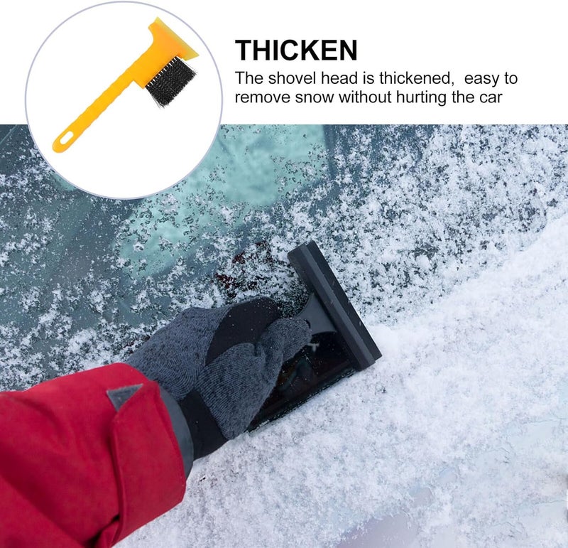 ABOOFAN 2 Pcs 2-in-1 Ice Scraper and Snow Brush Car Windshield Cleaning Kit Winter Snow Removal Tool for Vehicle Exterior Accessories - Image 5