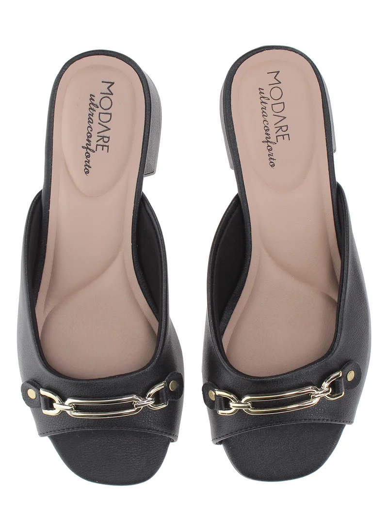 Modare Black Modare Women’s Flat Summer Footwear – Lightweight Slip-On Comfort with Stylish Casual Design for Women | Best Price UAE