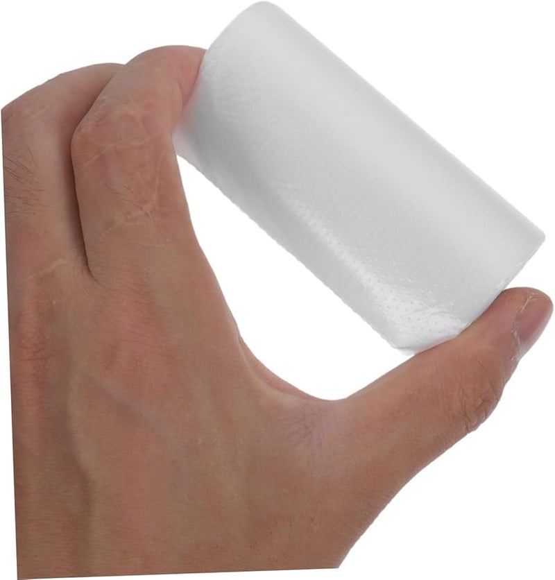 أكياس قمامة بيضاء صغيرة من البولي إيثيلين 10 لفات، أكياس نفايات قابلة للتمزق للاستخدام مرة واحدة للمكتب والسيارة والمطبخ وغرفة النوم - Image 3