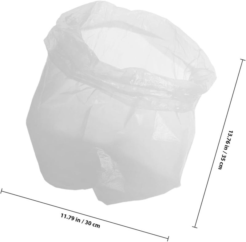 أكياس قمامة بيضاء صغيرة من البولي إيثيلين 10 لفات، أكياس نفايات قابلة للتمزق للاستخدام مرة واحدة للمكتب والسيارة والمطبخ وغرفة النوم - Image 2