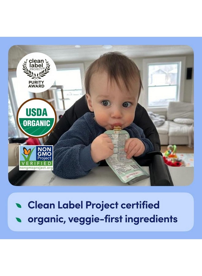 Cerebelly Organic Baby Food Pouches - Organic Purple Carrot Blueberry Pouch Protein, Healthy Fats, Non-Gmo Baby Food Meals 4 Ounce Bpa-Free Toddler Purees, 1 Count - Image 3