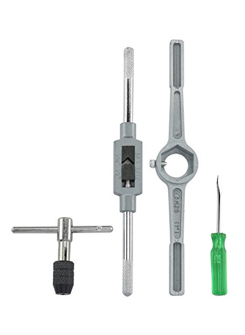 40Pcs Tap And Die Metric Set Nut & Bolt Screw Multi-function Thread Cutter Wrench Tools - Image 3