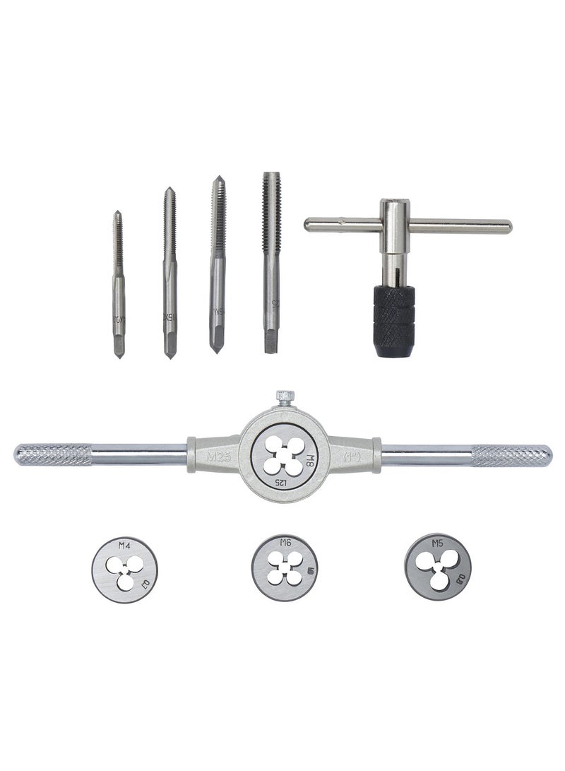 40Pcs Tap And Die Metric Set Nut & Bolt Screw Multi-function Thread Cutter Wrench Tools - Image 5