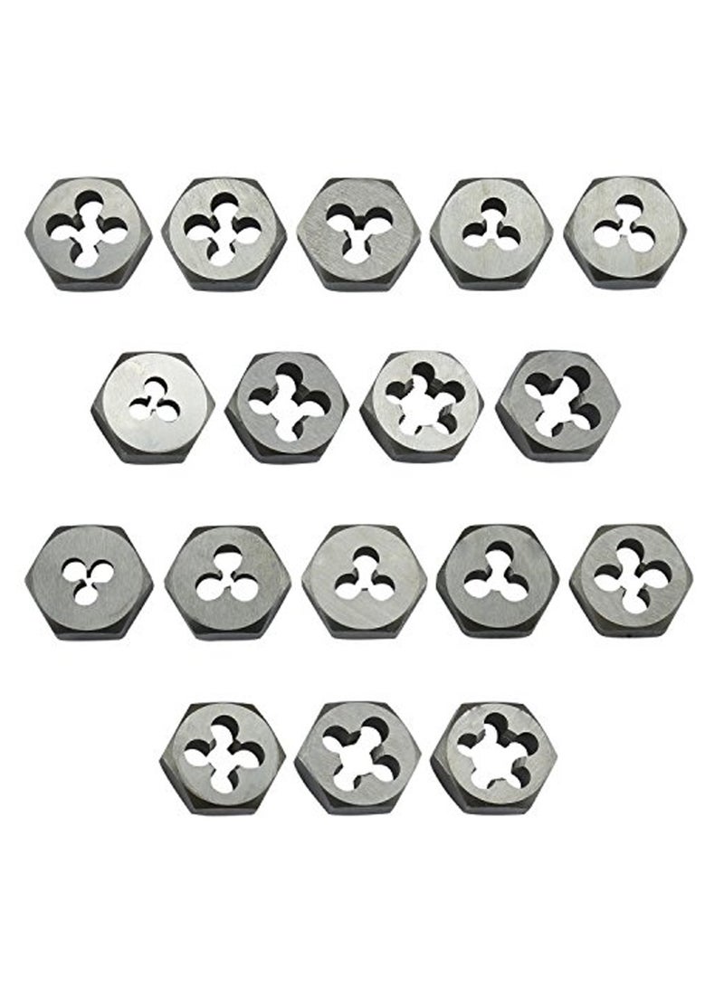 40Pcs Tap And Die Metric Set Nut & Bolt Screw Multi-function Thread Cutter Wrench Tools - Image 2