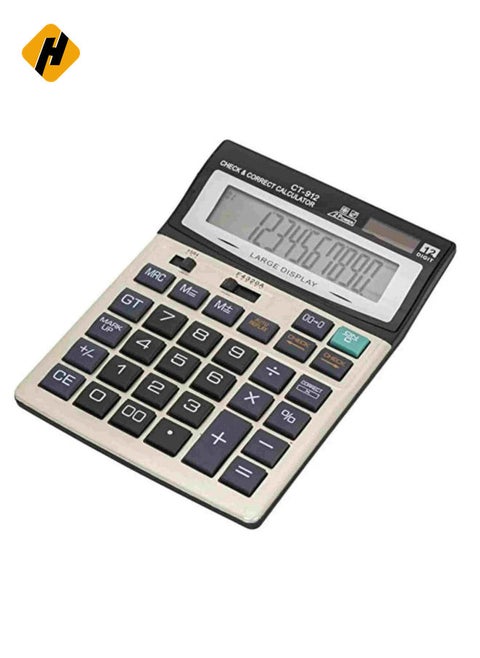 "Efficient and Accurate: The CT-912 Basic Calculator with 12-Digit Display"