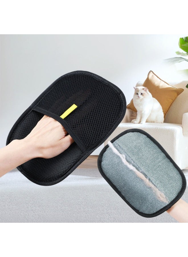 Pet Hair Remover Glove, Electrostatic Removal Gloves for Pet Hair, Pet Hair Remover Gloves for Dog & Cat, Reusable Pet Hair Remover Glove for Carpet, Couch, Clothing, Furniture,2pcs per pack - Image 1