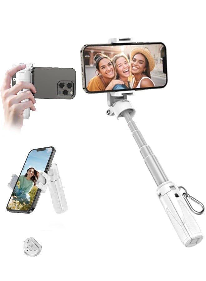 360° Rotation Selfie Stick 5.2 Bluetooth Tripod with One-Button Opening Design,Suitable for Easy Video Recording,Ideal for YouTubers, Tiktokers, and Photographers - Image 1