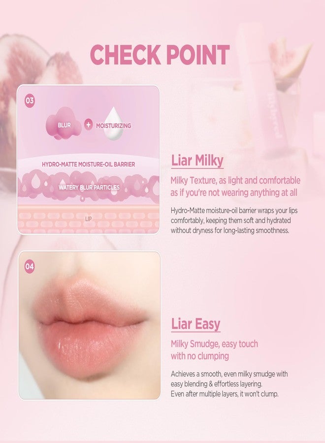 lilybyred تلوين الشفاه الحليبي الحلو من ليليبايريد | صبغة شفاه كورية بتركيبة مات مرطبة، قوام رغوي حليبي، حاجز هيدرو-مات، تأثير تمويه ناعم، خفيف الوزن، يدوم طويلاً، مقاوم للتلطخ، 0.14 أونصة (03 فراولة بيبي شيو) - Image 4